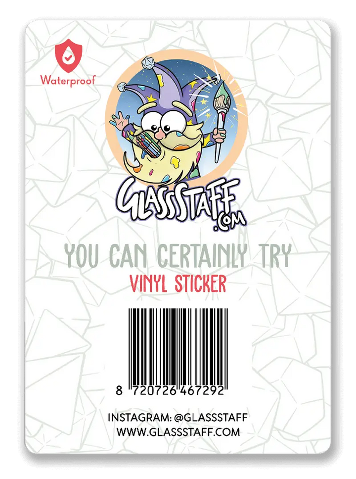 Sticker: You Can Certainly Try - Glassstaff - Accessories