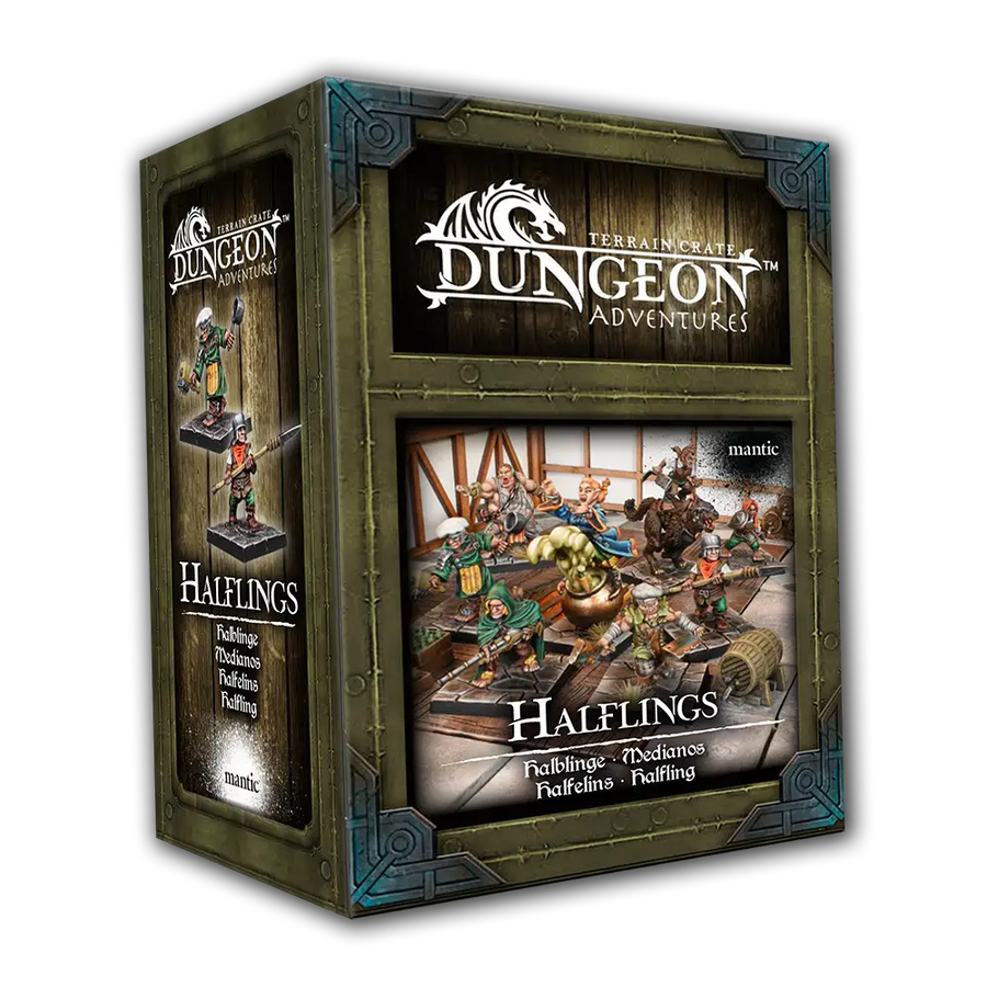 Terrain Crate: Dungeon Adventures - Halflings - Mantic Games - Miniature Games