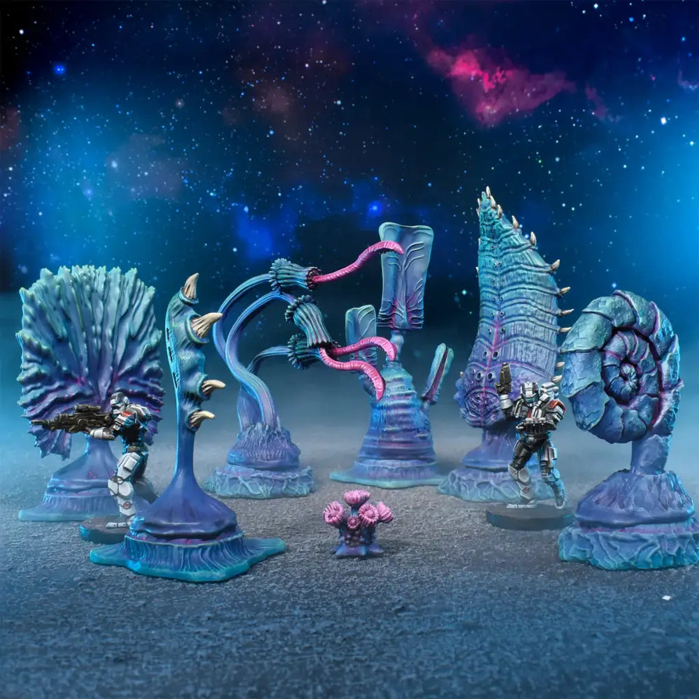 Terrain Crate: Sci-Fi Terrain - Alien Woods - Mantic Games - Accessories