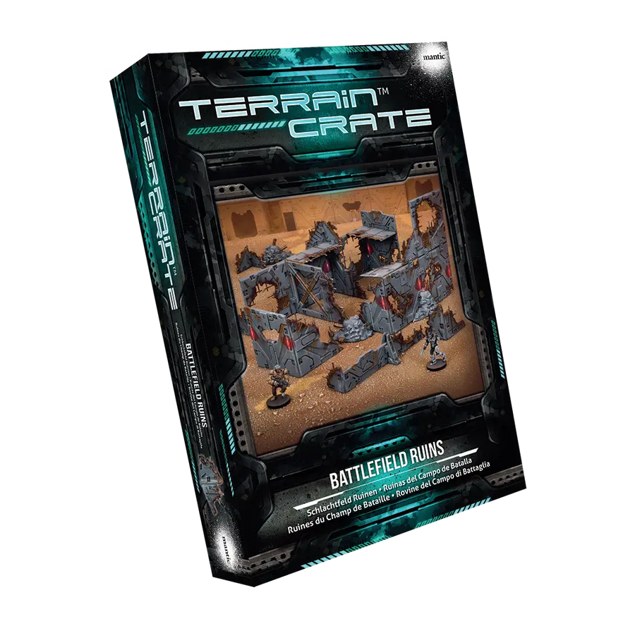 Terrain Crate: Sci-Fi Terrain - Battlefield Ruins - Mantic Games - Accessories