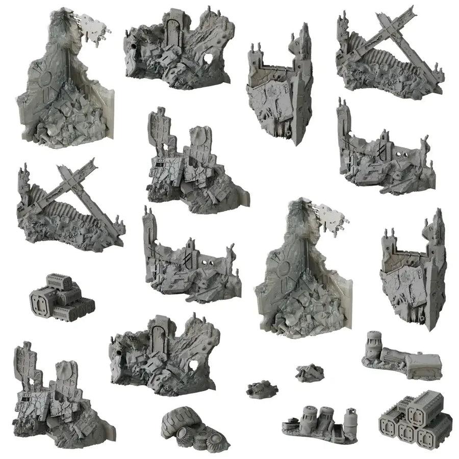 Terrain Crate: Sci-Fi Terrain - DeaDeadzone Ruins - Mantic Games - Accessories