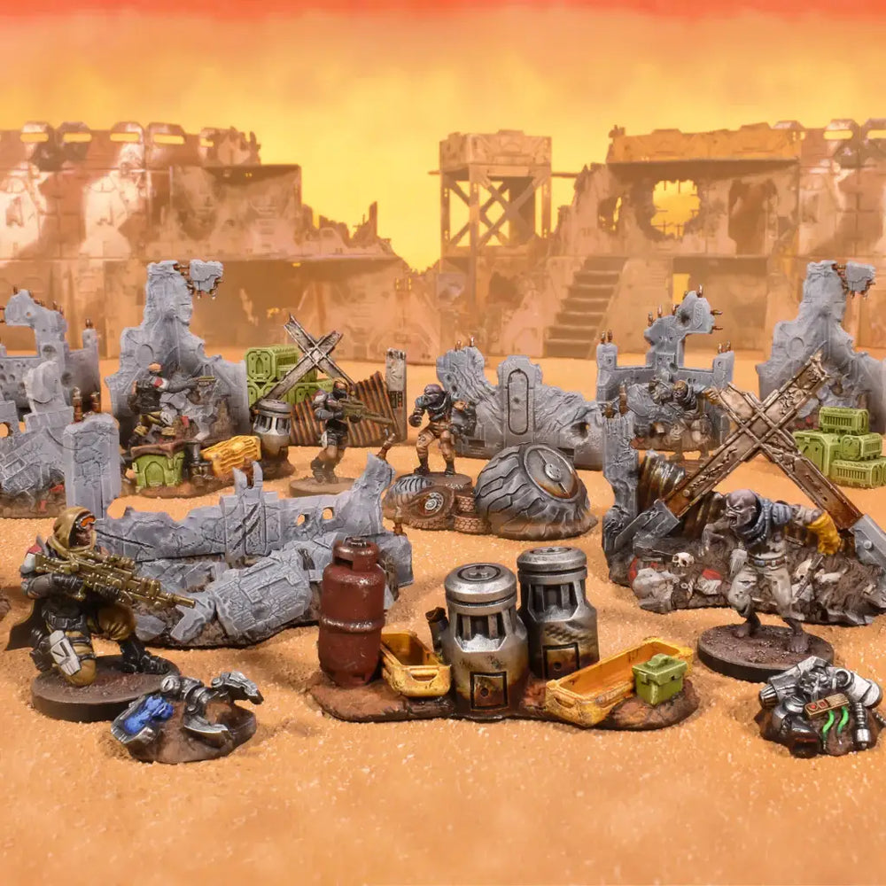 Terrain Crate: Sci-Fi Terrain - DeaDeadzone Ruins - Mantic Games - Accessories