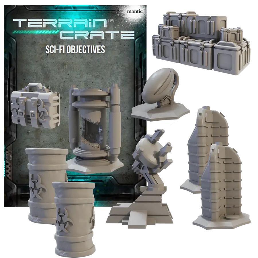 Terrain Crate: Sci-Fi Terrain - Objectives - Mantic Games - Accessories