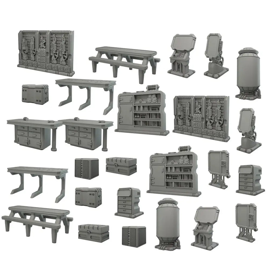 Terrain Crate: Sci-Fi Terrain - Starship Scenery - Mantic Games - Accessories