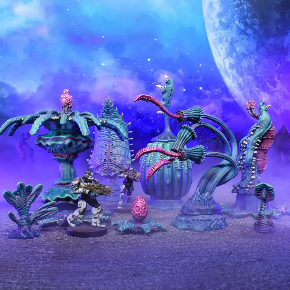 Terrain Crate: Sci-Fi Terrain - Xenos Jungle - Mantic Games - Accessories