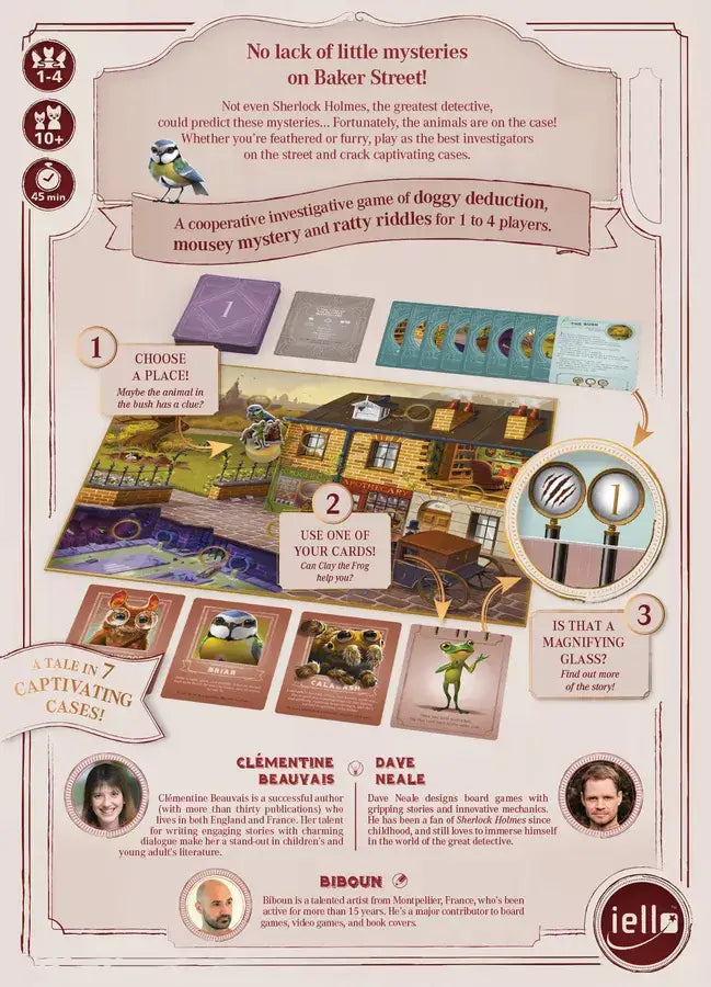 The Animals of Baker Street (EN) - Iello - Board Games
