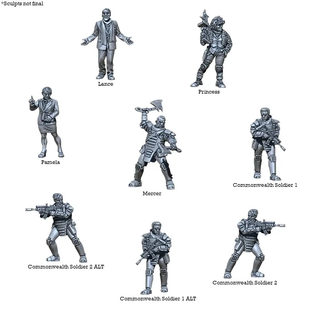 The Walking Dead: All Out War - The Commonwealth Collection (EN) - Mantic Games - Miniature Games