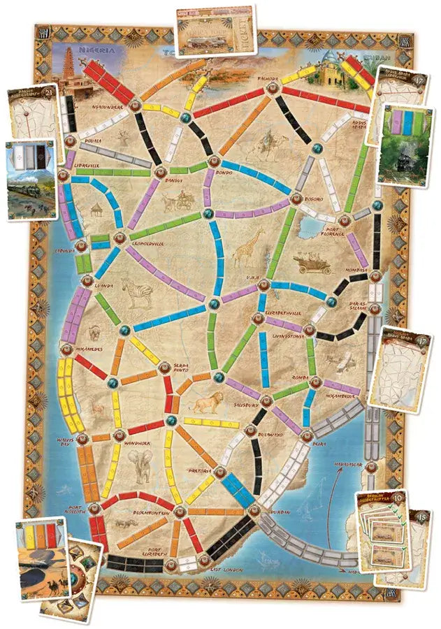 Ticket to Ride: Map Collection Volume 3 - Heart of Africa (EN/DE/FR) - Days of Wonder - Board Games