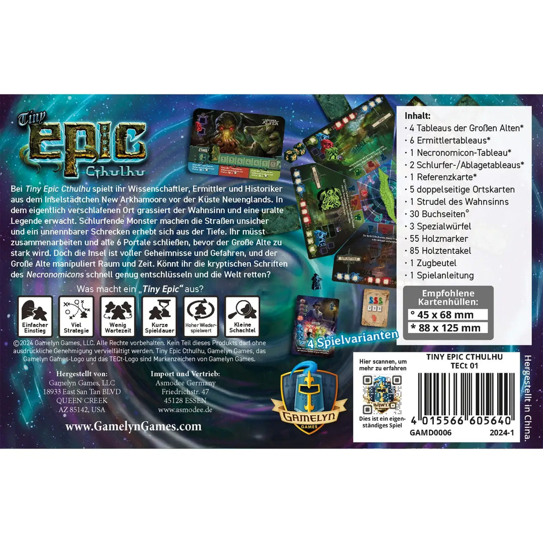 Tiny Epic: Cthulhu (DE) - Gamelyn Games - Board Games