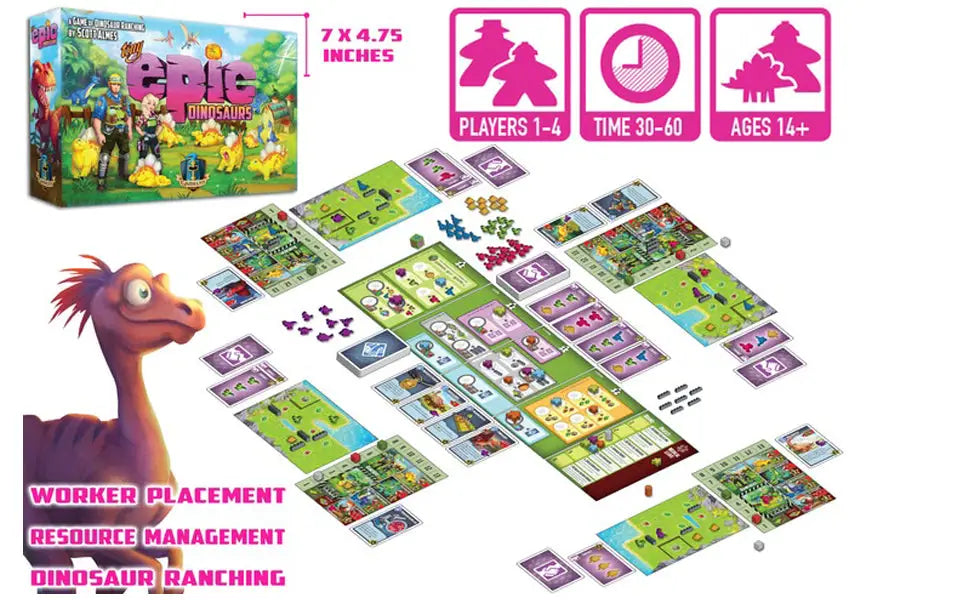 Tiny Epic: Dinosaurs - Deluxe Edition (EN) - Gamelyn Games - Board Games