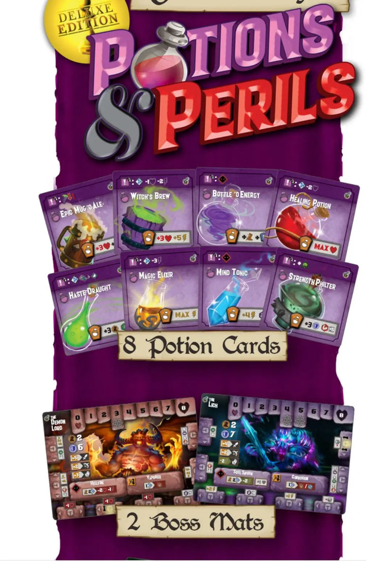 Tiny Epic: Dungeons - Potions & Peril - Kickstarter Promo (EN) - Gamelyn Games - Board Games