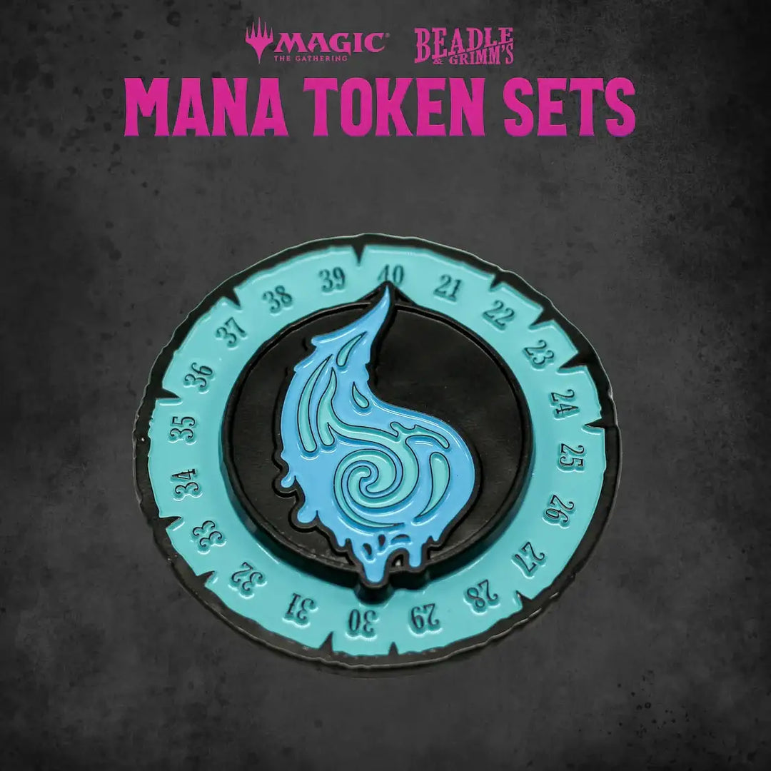 Token Set: Magic the Gathering - Mana - Blue - Beadle & Grimm - Accessories
