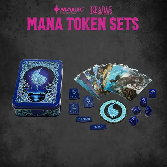 Token Set: Magic the Gathering - Mana - Blue - Beadle & Grimm - Accessories