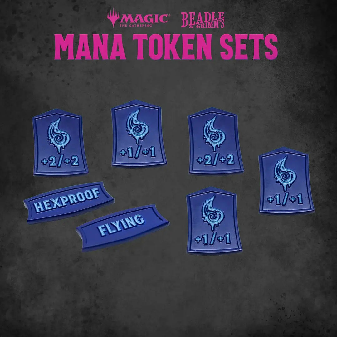 Token Set: Magic the Gathering - Mana - Blue - Beadle & Grimm - Accessories