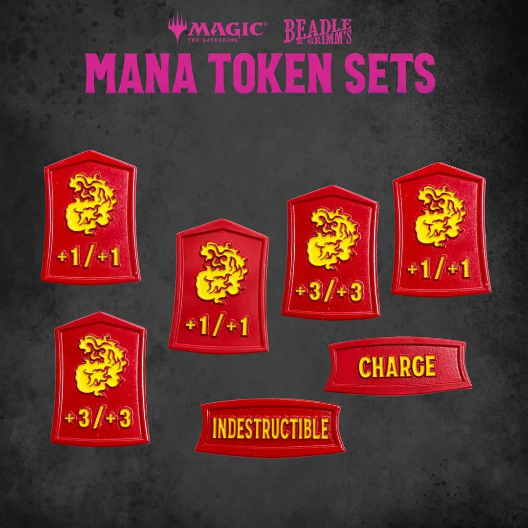 Token Set: Magic the Gathering - Mana - Red - Beadle & Grimm - Accessories
