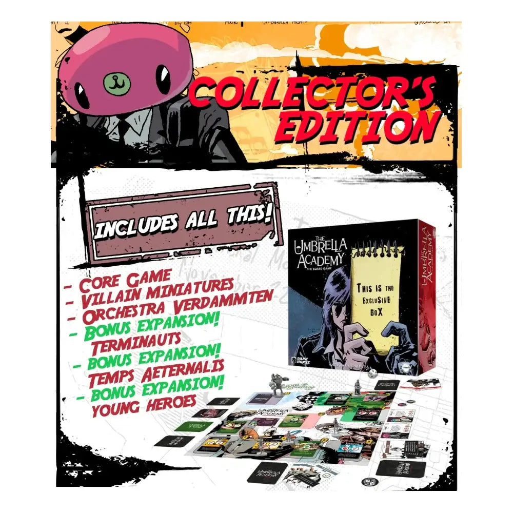 Umbrella Academy: The Board Game - Collector’s Edition (EN) - Mantic Games - Board Games