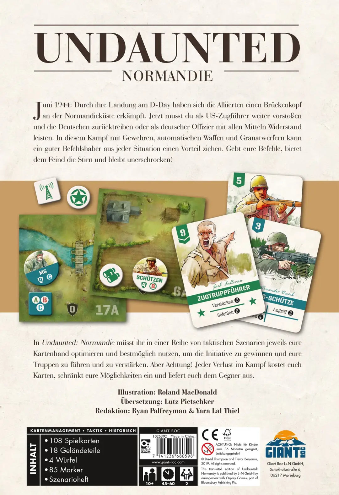 Undaunted: Normandy (DE) - Giant Roc - Board Games