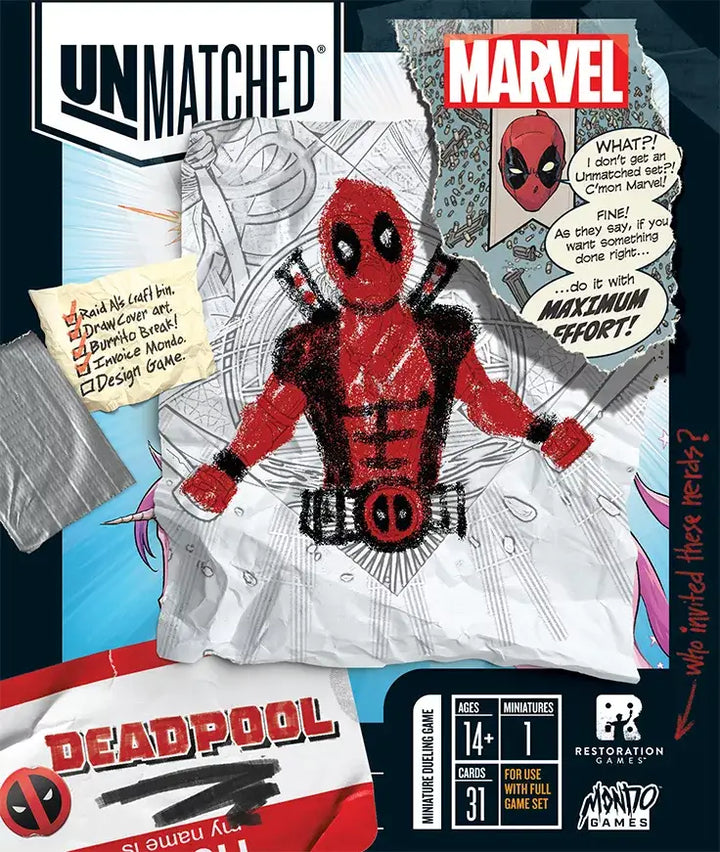 Unmatched: Marvel - Deadpool (EN) - Iello - Board Games