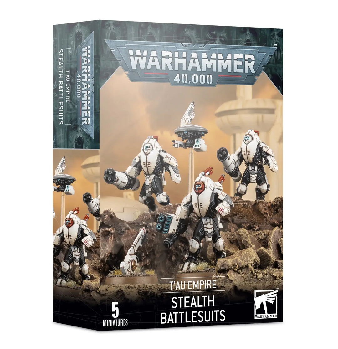Warhammer 40K: T’Au Empire Stealth Battlesuits Games Workshop Miniature Games