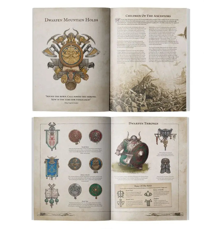 Warhammer Old World: Dwarfen Mountain Holds Arcane Journal (EN) Games Workshop Miniature Games