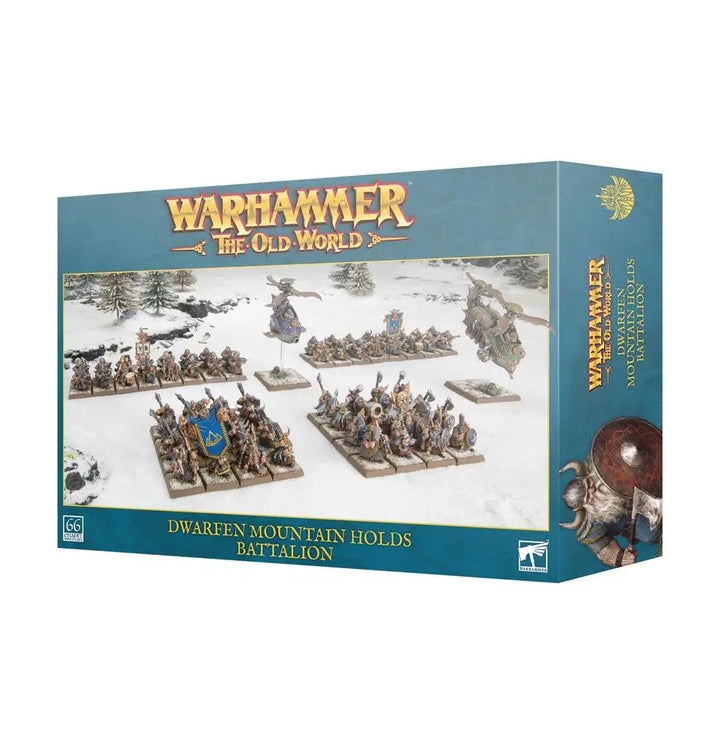 Warhammer Old World: Dwarfen Mountain Holds Battalion Games Workshop Miniature Games