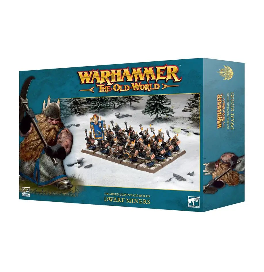 Warhammer Old World: Dwarfen Mountain Holds Dwarf Miners Games Workshop Miniature Games