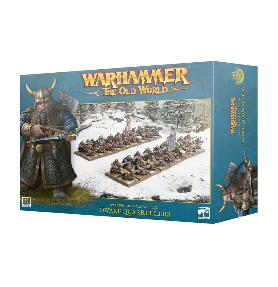 Warhammer Old World: Dwarfen Mountain Holds Dwarf Quarrellers Games Workshop Miniature Games
