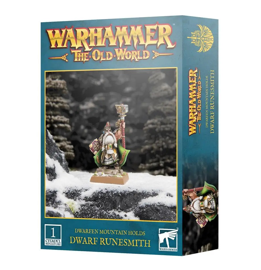 Warhammer Old World: Dwarfen Mountain Holds Dwarf Runesmith Games Workshop Miniature Games