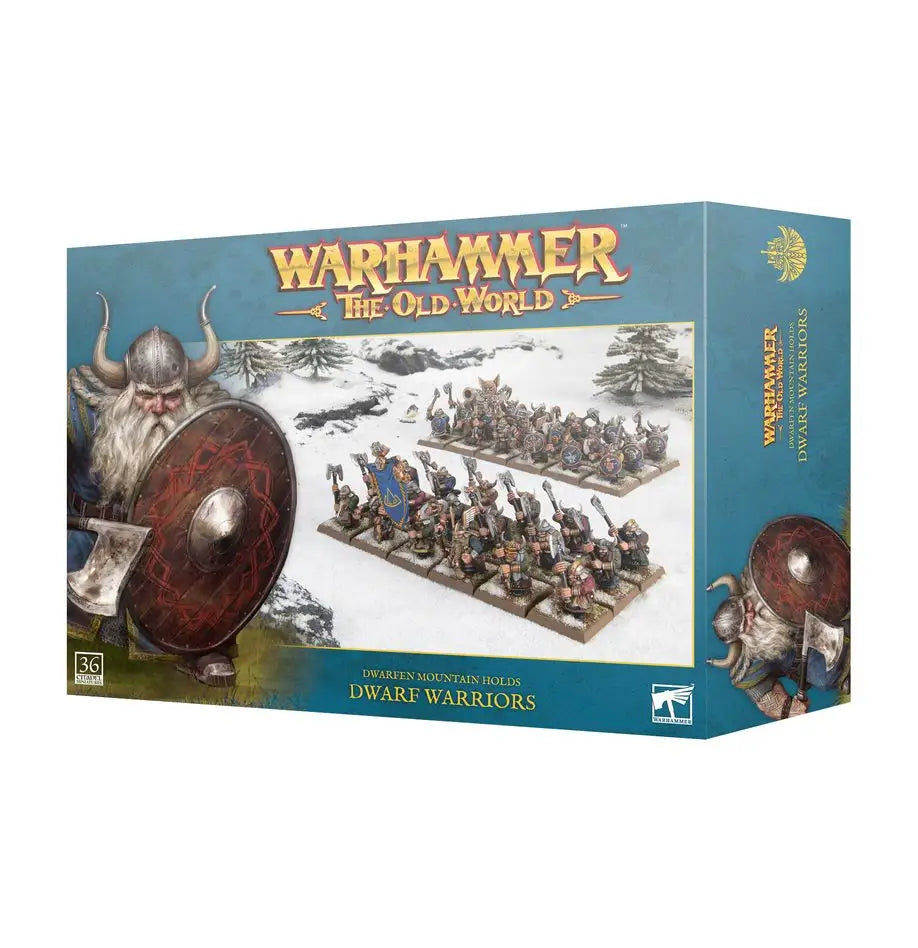 Warhammer Old World: Dwarfen Mountain Holds Dwarf Warriors Games Workshop Miniature Games