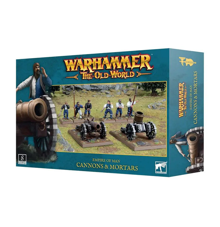 Warhammer Old World: Empire of Man Cannons & Mortars Games Workshop Miniature Games