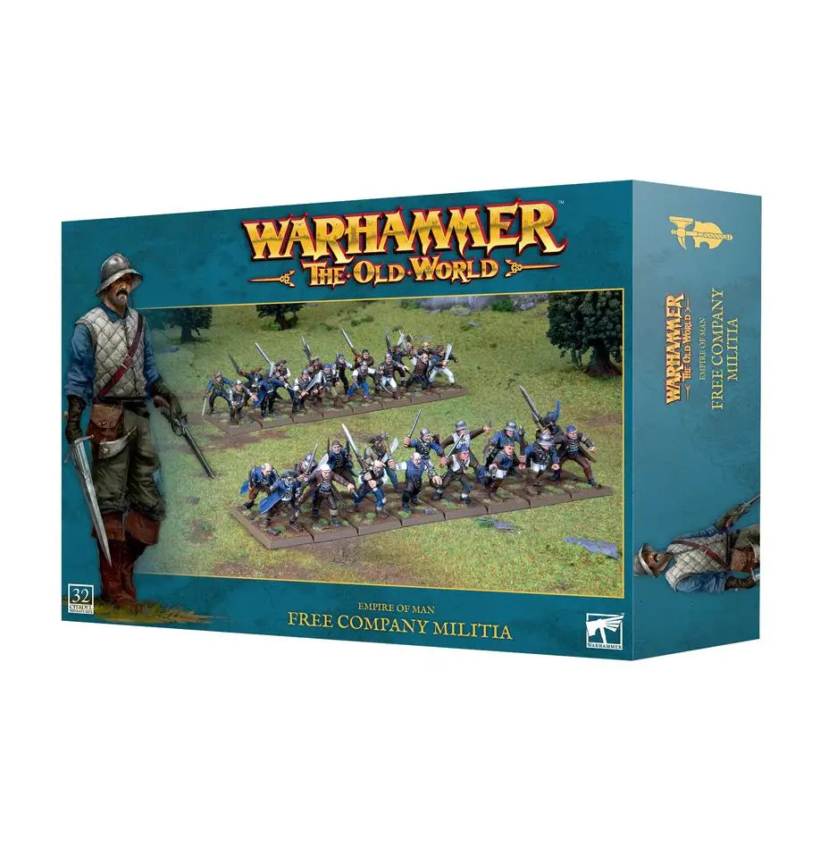 Warhammer Old World: Empire of Man Free Company Militia Games Workshop Miniature Games
