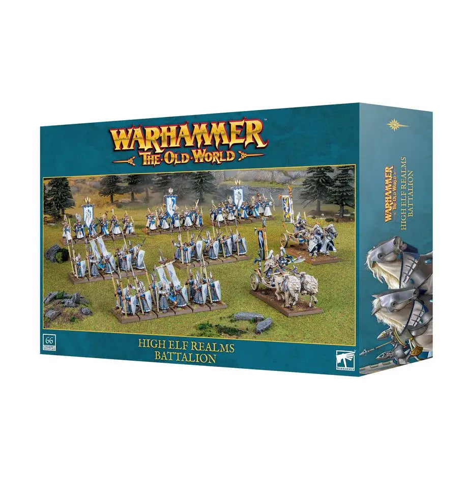 Warhammer Old World: High Elf Realms Battalion Games Workshop Miniature Games