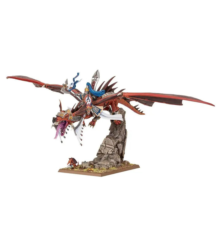 Warhammer Old World: High Elf Realms Lord on Dragon Games Workshop Miniature Games