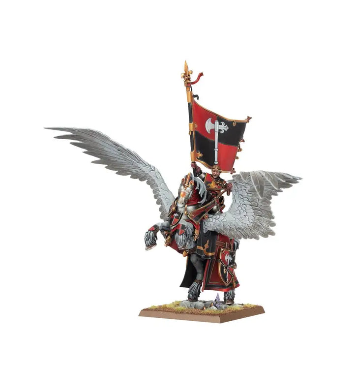 Warhammer Old World: Kingdom of Bretonnia Battle Standard on Royal Pegasus Games Workshop Miniature Games