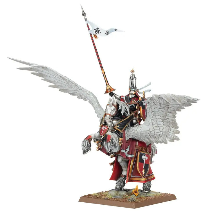 Warhammer Old World: Kingdom of Bretonnia Lord on Royal Pegasus Games Workshop Miniature Games