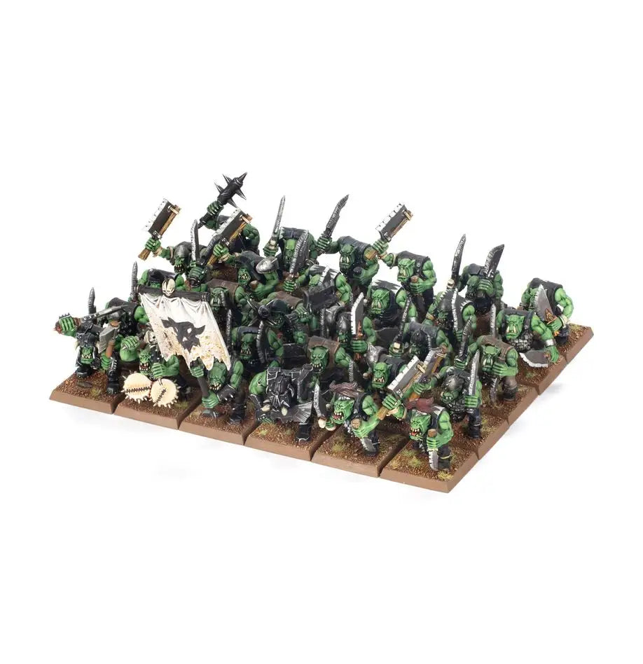 Warhammer Old World: Orc & Goblin Tribes Orc Boyz Mob Games Workshop Miniature Games