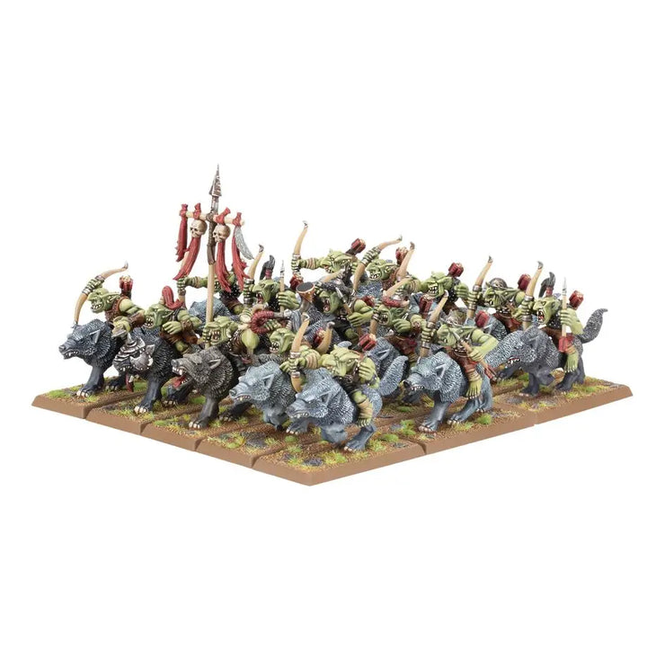 Warhammer Old World: Orc & Goblin Tribes Goblin Wolf Rider Mob Games Workshop Miniature Games
