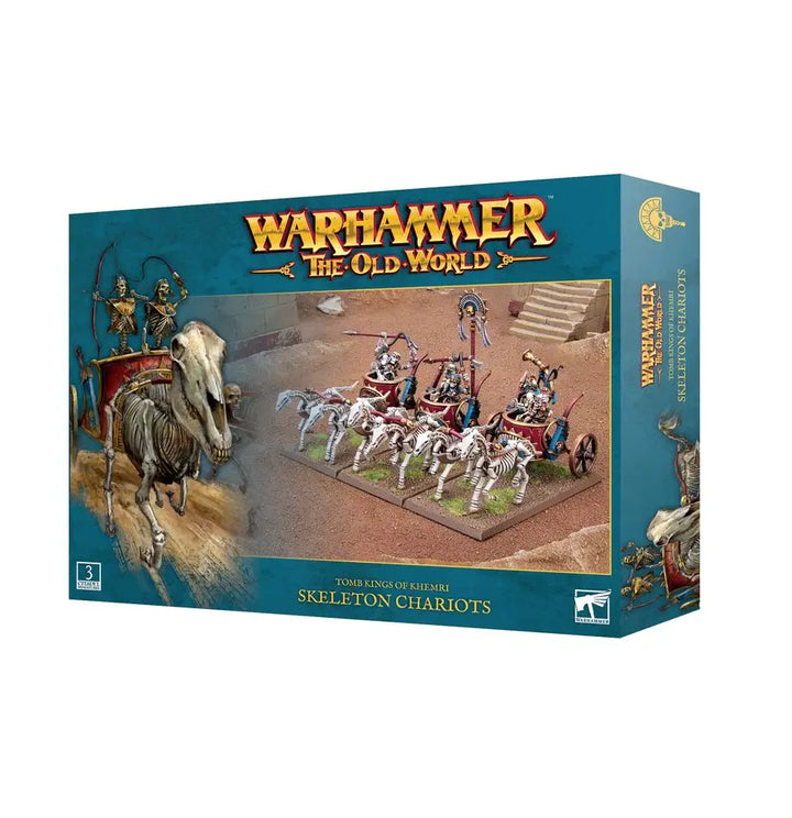 Warhammer Old World: Tomb Kings of Khemri Skeleton Chariots Games Workshop Miniature Games