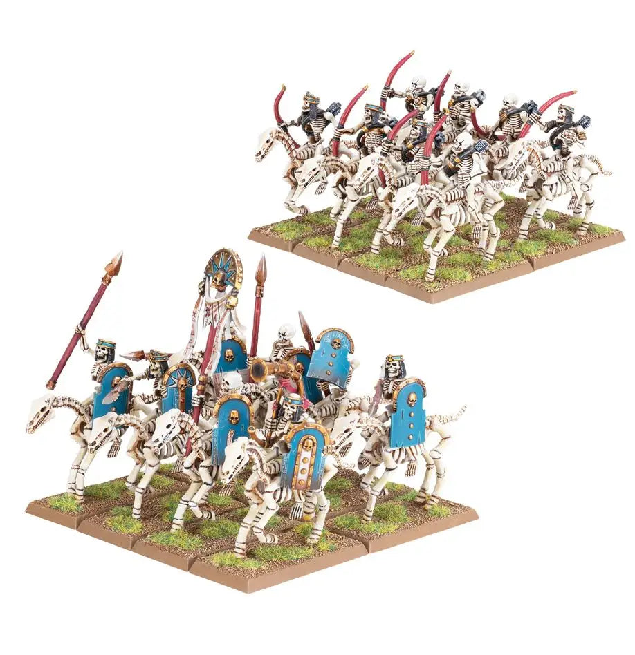 Warhammer Old World: Tomb Kings of Khemri Skeleton Horsemen Games Workshop Miniature Games