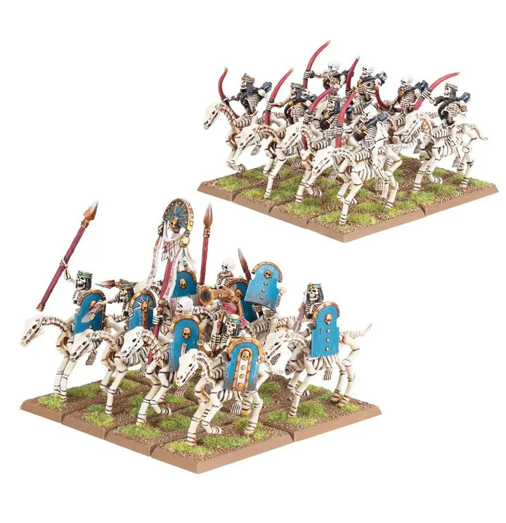 Warhammer Old World: Tomb Kings of Khemri Skeleton Horsemen Games Workshop Miniature Games