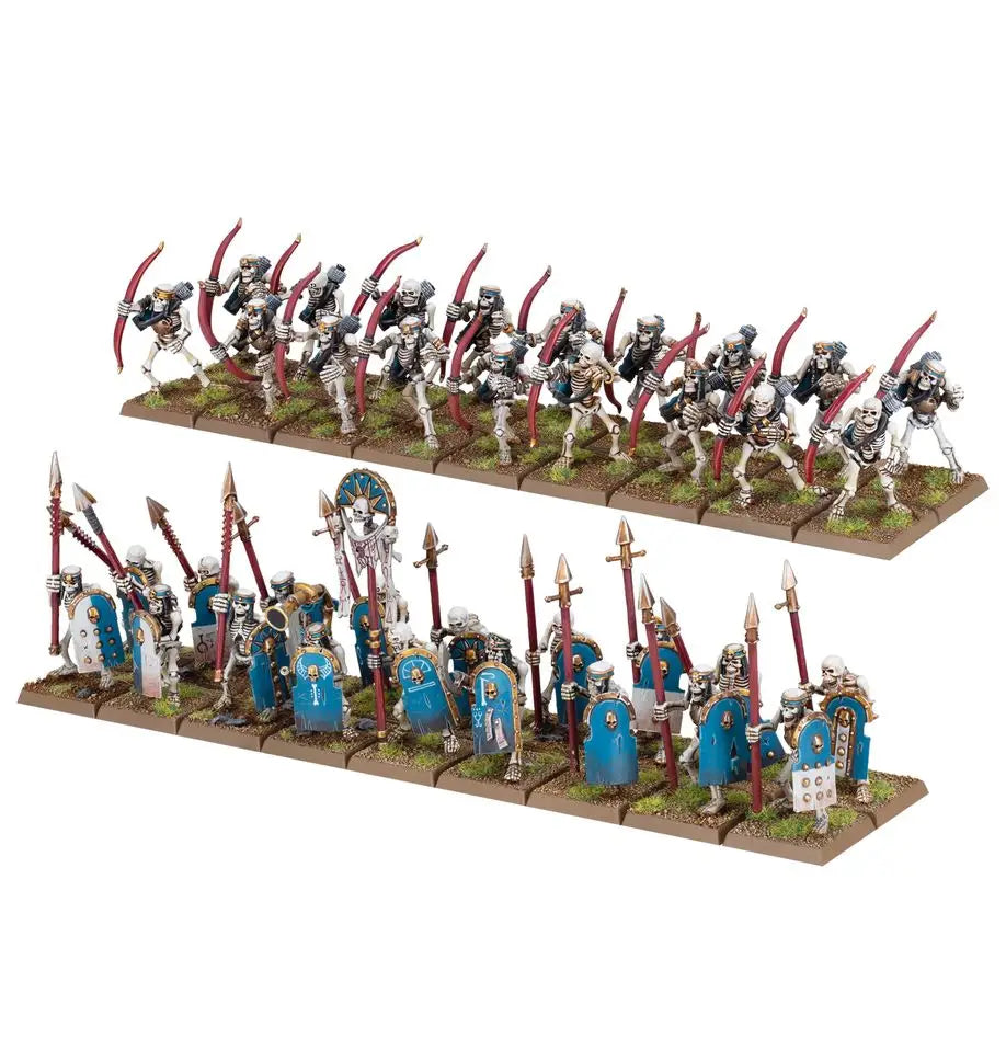 Warhammer Old World: Tomb Kings of Khemri Skeleton Warriors Games Workshop Miniature Games