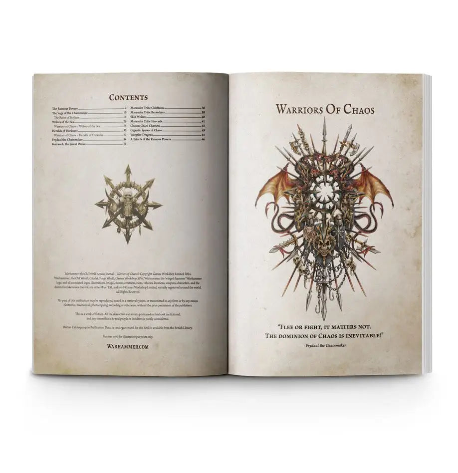 Warhammer Old World: Warriors of Chaos Arcane Journal (EN) Games Workshop Miniature Games