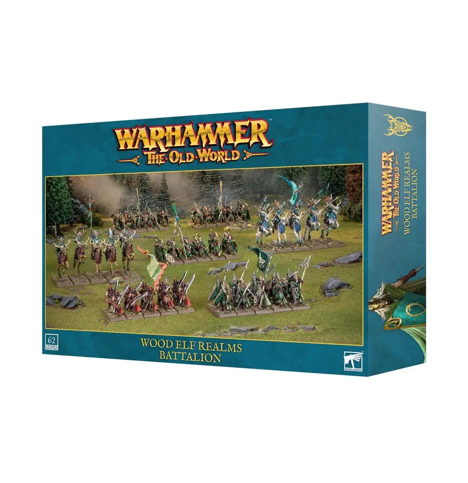 Warhammer Old World: Wood Elf Realms Battalion Games Workshop Miniature Games