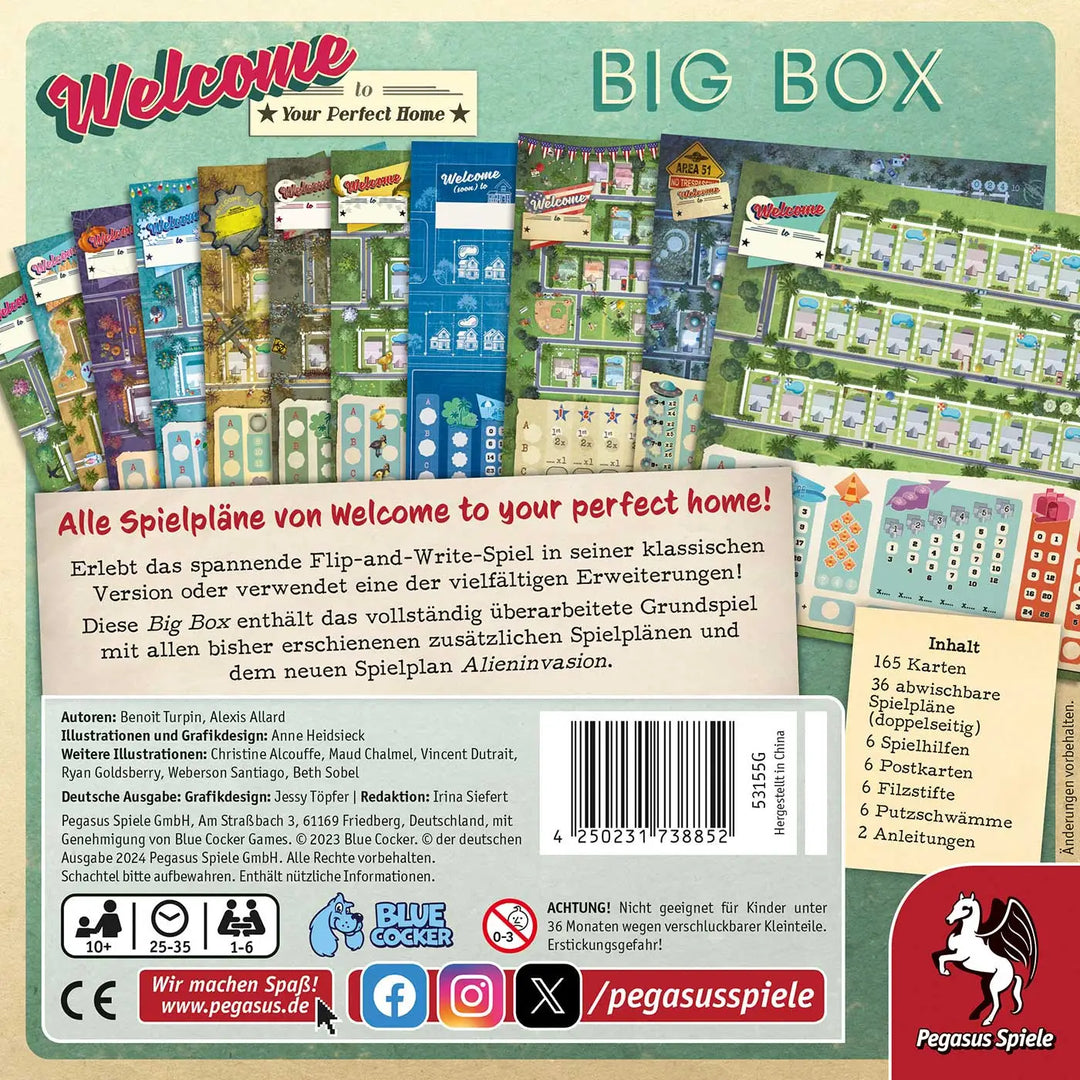 Welcome to: Your perfect Home - Big Box (DE) - Pegasus Spiele - Board Games