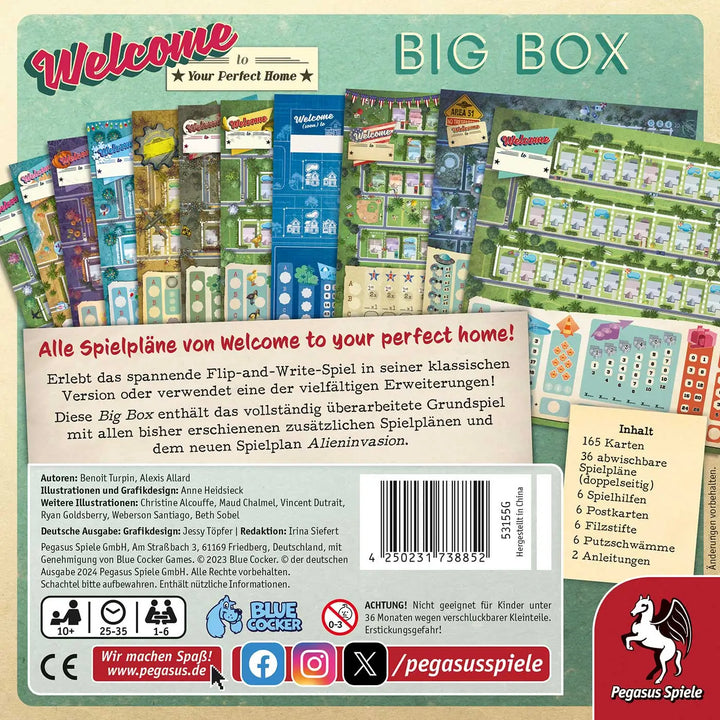 Welcome to: Your perfect Home - Big Box (DE) - Pegasus Spiele - Board Games