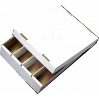 Cardbox / Fold-out Box with Lid for Storage of 4'000 Cards