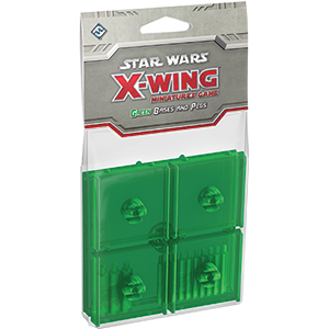 Star Wars X-Wing: Bases and Pegs (Green)