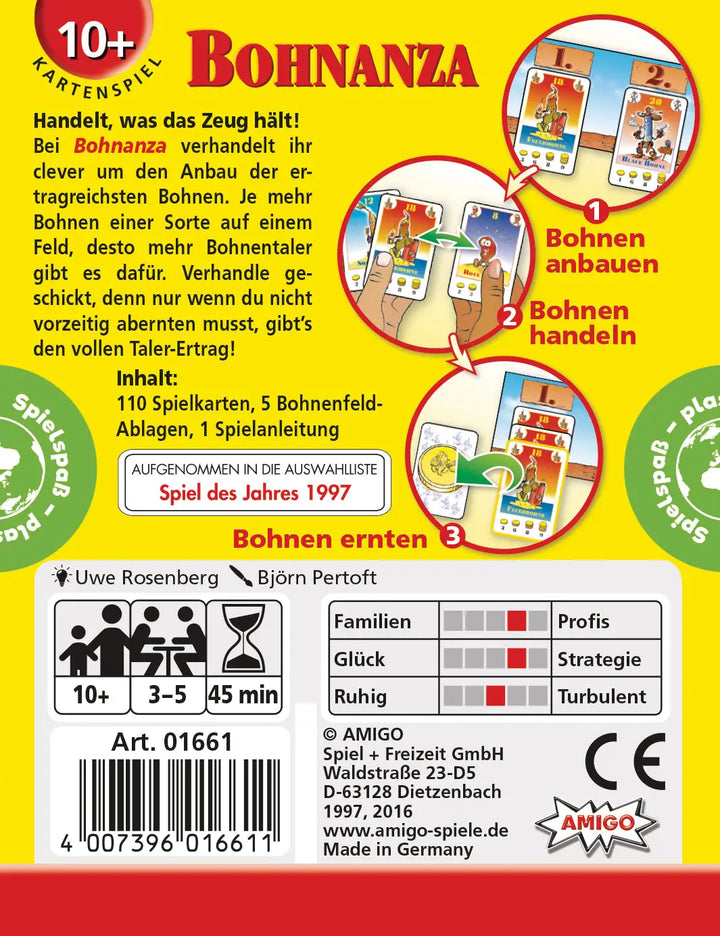 Bohnanza (DE) - Amigo - Board Games