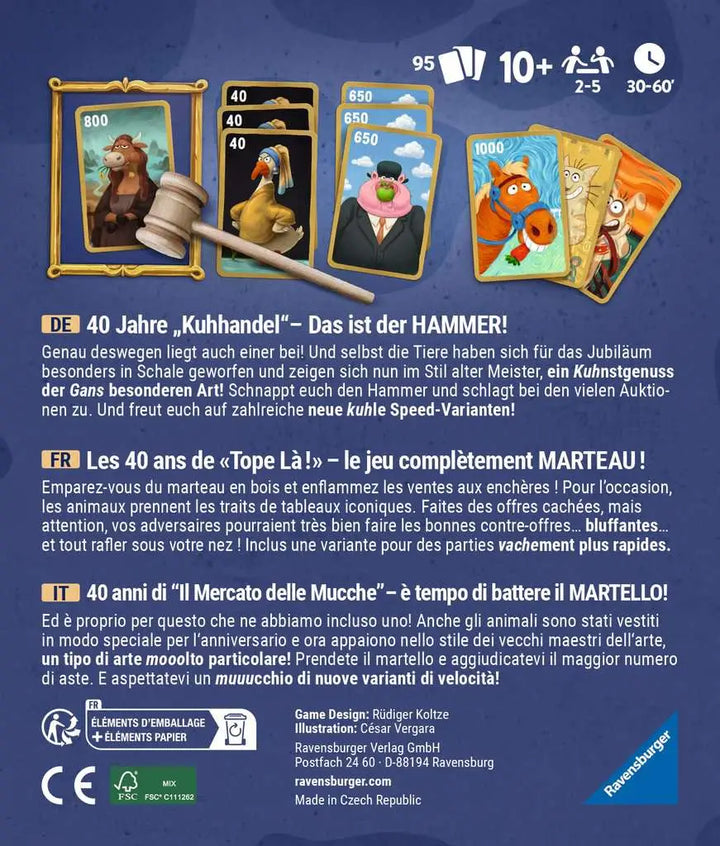 Kuhhandel: 40 Jahre Jubiläumsedition (DE/FR/IT) - Ravensburger - Board Games
