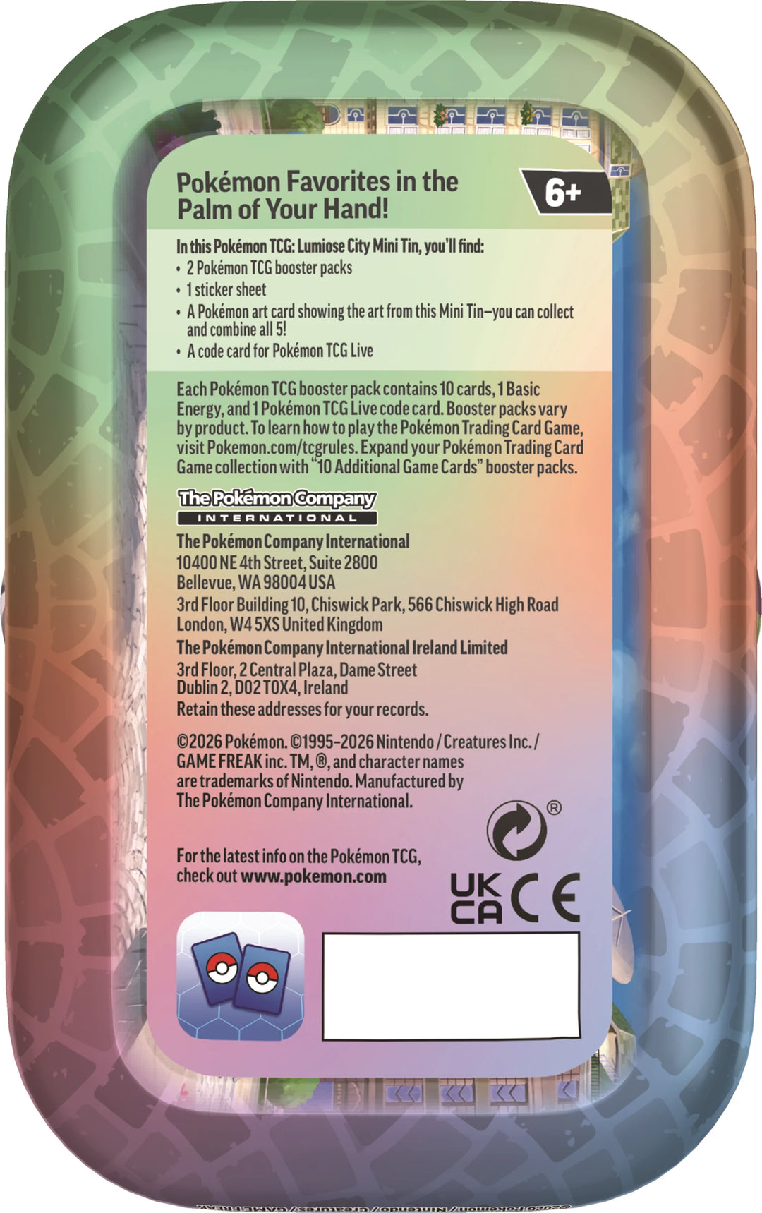 Pokémon TCG: Lumiose City - Mini Tin (EN)